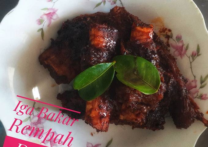 Tutorial Membuat Resep Iga Bakar Rempah