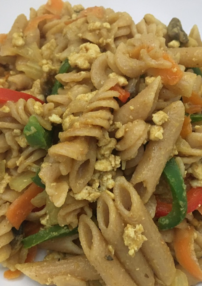 Una foto de Pasta al curry