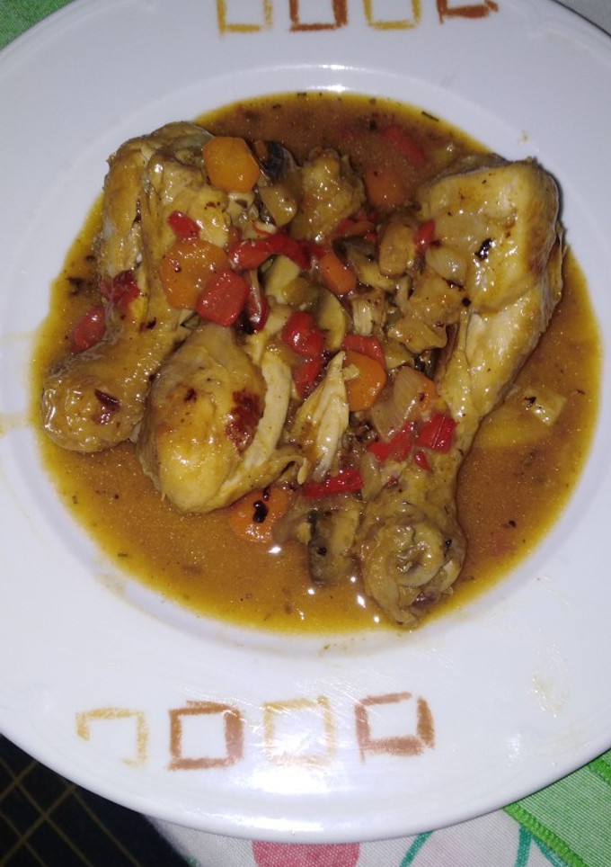 Una foto de Jamoncitos de pollo a la cerveza