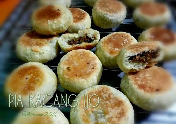 Resep Pia Renyah Isi Kacang Ijo Oleh Airin (Ummu Aina) - Cookpad