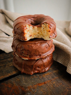Una foto de Donuts con 3 ingredientes en microondas 🦥