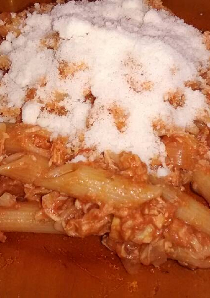 Una foto de Macarrones pollo a l'ast