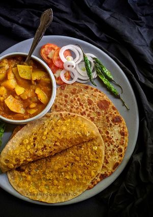 चना दाल पराठा रेसिपी मुख्य फोटो