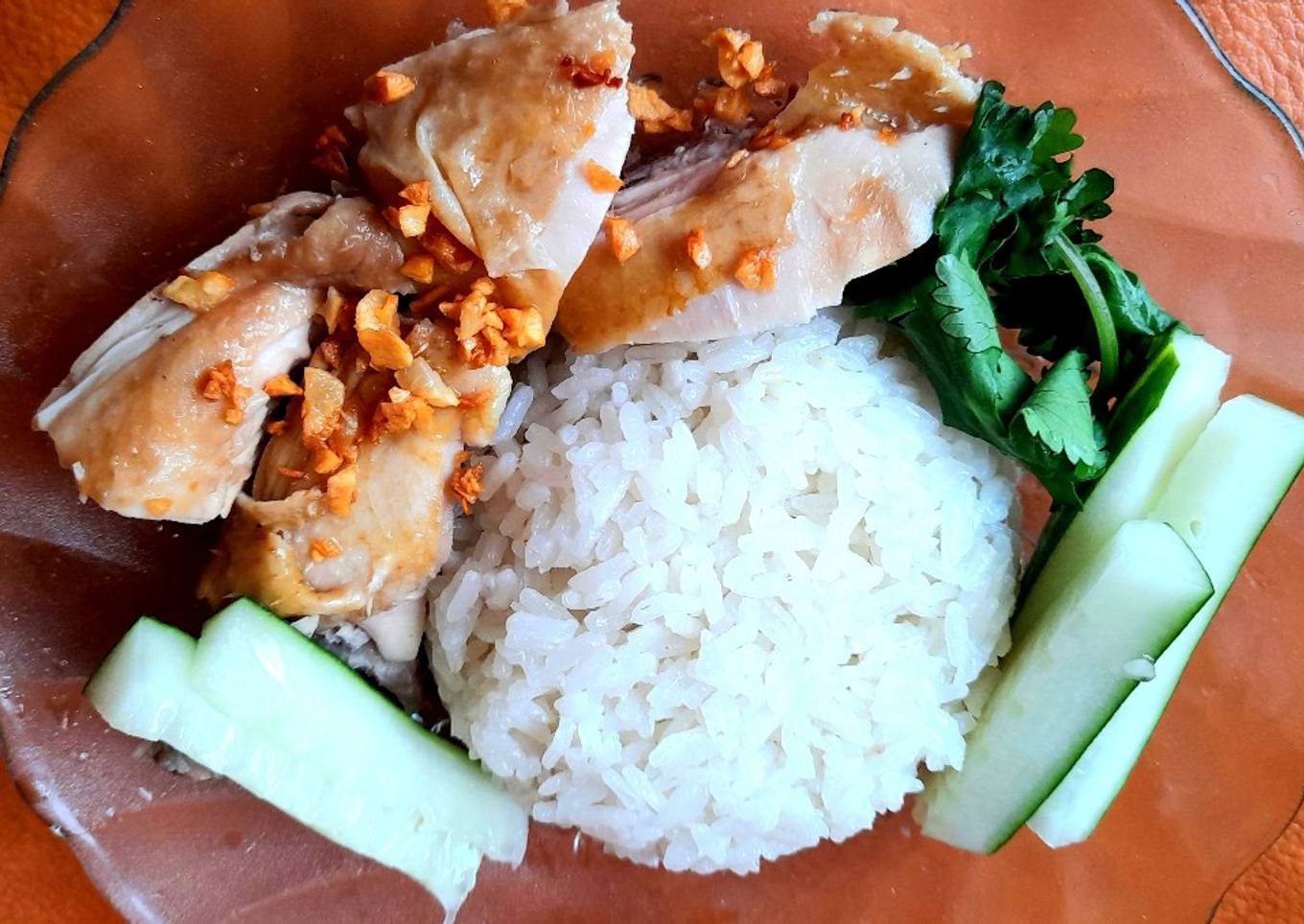 Ayam dan nasi hainan