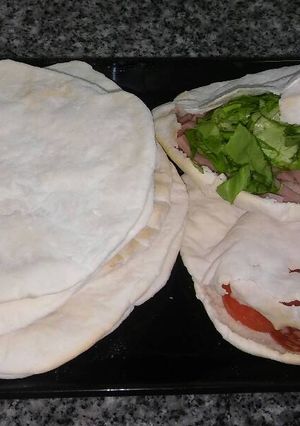 Una foto de Pan árabe