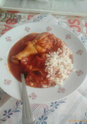 Édes-savanyú csirke recept fotója
