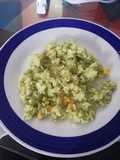 Arroz a la poblana o verde