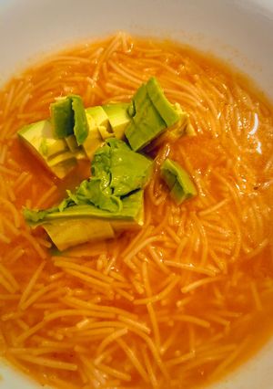 Una foto de Sopita de fideo