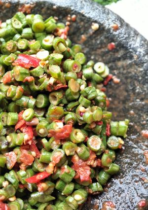 Foto resep Pencok Kacang Panjang
