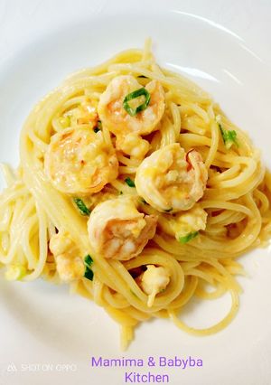 Foto resep Creamy Spaghetti Udang
