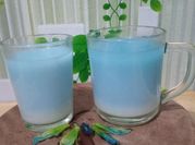 Gambar wedang bunga telang