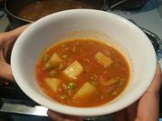 A picture of red chilli sauce