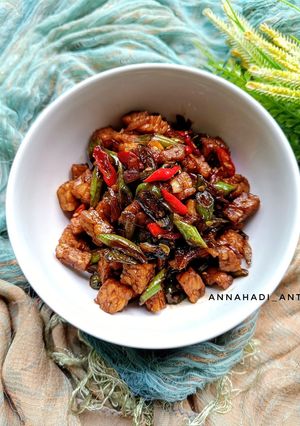 Foto resep Tempe Buncis Oreg Basah