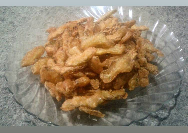 Langkah Membuat Kripik pare manis lucu yang nikmat