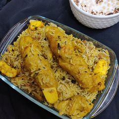 Soya Chaap Biryani A picture of Soya Chaap Biryani.
