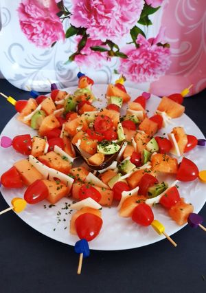 Une photo de Brochettes apéritives