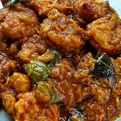 A picture of Prawns Masala Sukha.