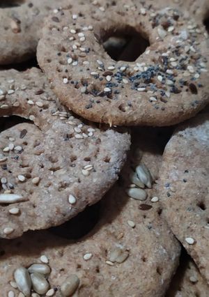 Una foto de Knäckebröd (pan sueco crujiente)