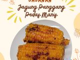 Jajanan: Jagung Panggang Pedas Manis (Teflon)
