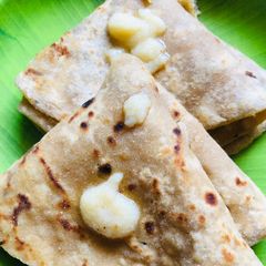 A picture of Sweet Potato Sweet Paratha.