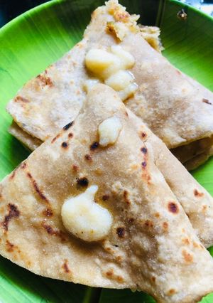 A picture of Sweet Potato Sweet Paratha.