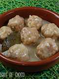 Albóndigas de choco en salsa