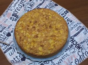 Foto di Torta al burro d'arachidi e cornflakes