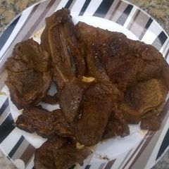 A picture of Roasted lamb.