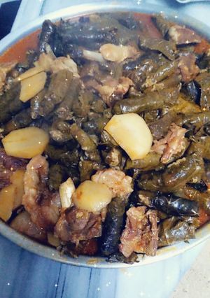 صورة لوصفة ورق عنب باللحمه
