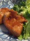 Tuna with barbecue sauce