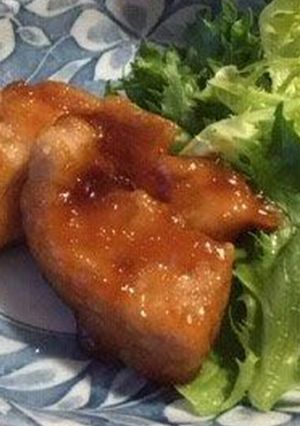 A picture of Tuna with barbecue sauce.