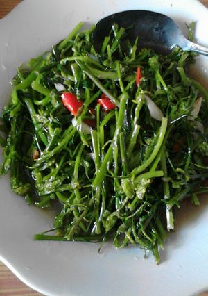 Foto resep Bunga Sawi Tumis Cinta 