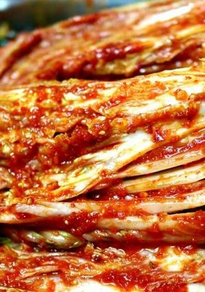 Hình của món Kim Chi Cải Thảo. (korea).