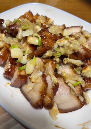 A picture of Black Beer Braised Pork Belly.