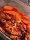 Pollo en salsa BBQ