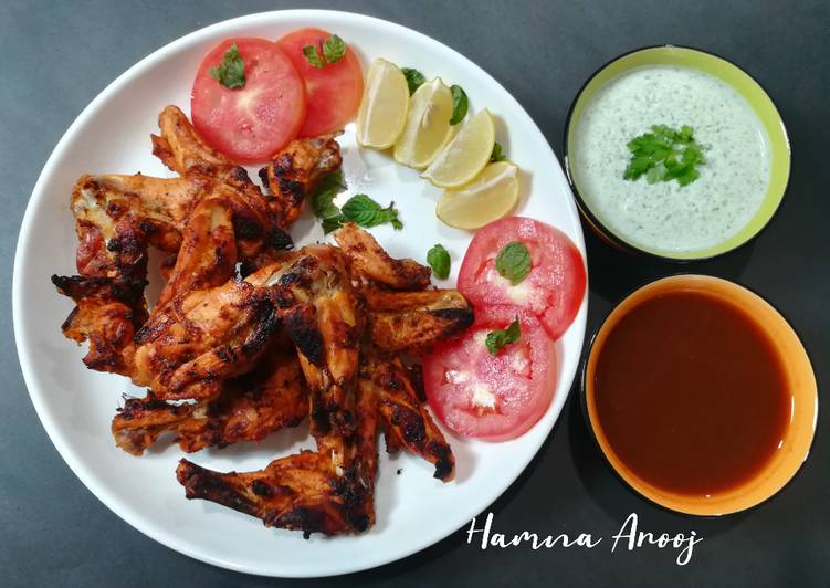Recipe of Super Quick Homemade Tandoori Chicken Wings