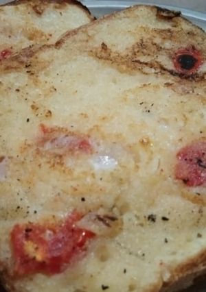 A picture of Bread pizza.