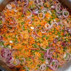 A picture of Jollof rice.