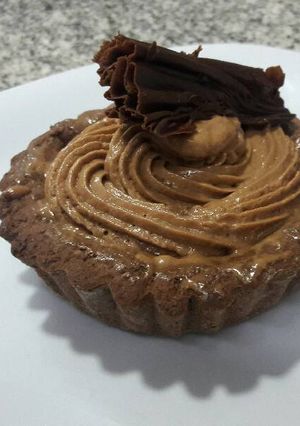 Una foto de Tarta bombón de chocolate