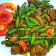 Tumis buncis bakso