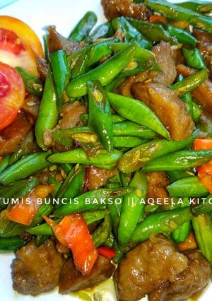 Foto resep Tumis buncis bakso