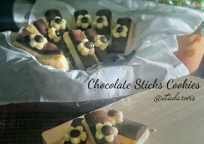 Chocolate Stick Cookies