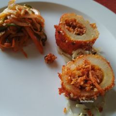 Cheesy Onion Jacket Potato A picture of Cheesy Onion Jacket Potato.