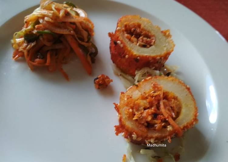 Cheesy Onion Jacket Potato