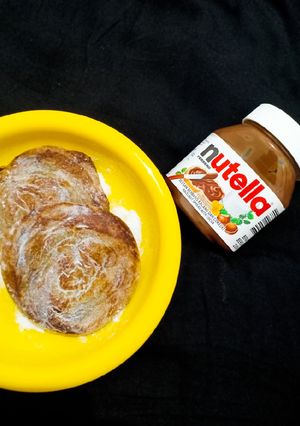 Foto resep Roti maryam nuttela simple