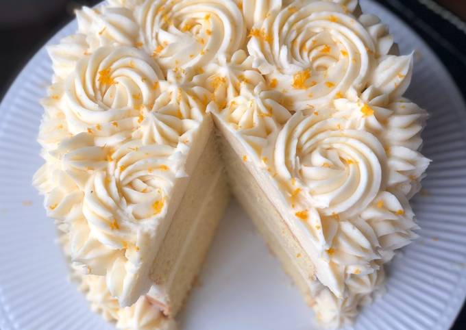 Orange Creamsicle Cake