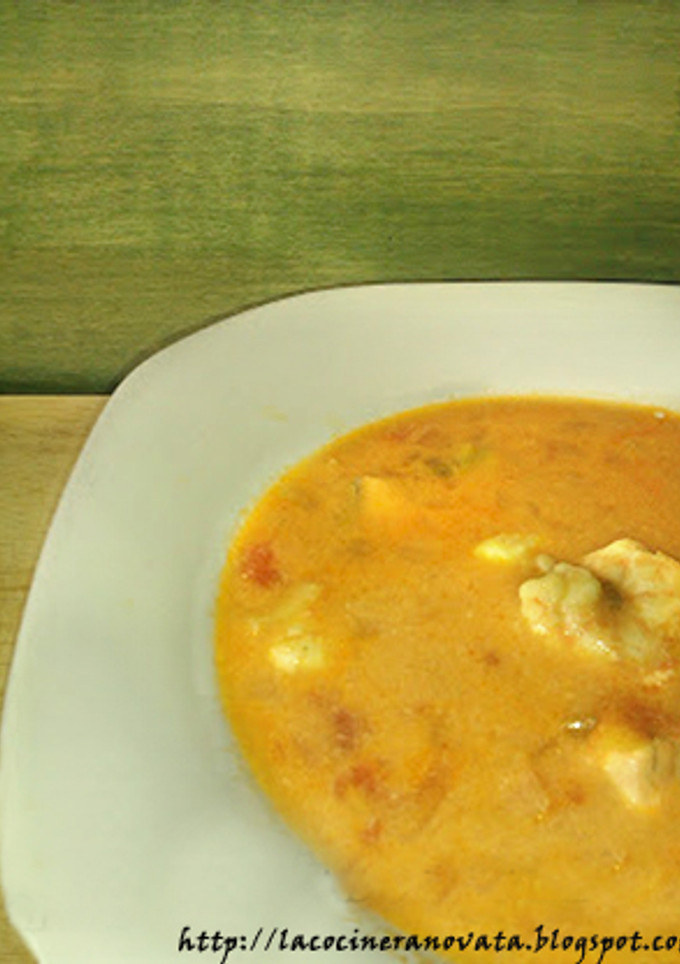 Una foto de Sopa de pescado islandesa