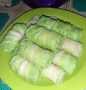 Cara Gampang Menyiapkan Resep Sawi gulung isi ayam saus asam manis yang Bisa Manjain Lidah Anti Ribet, Uenak Banget