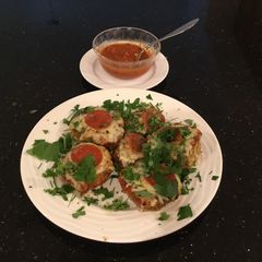 A picture of Eggplant Parmesan Slices.