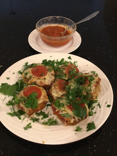 A picture of Eggplant Parmesan Slices.